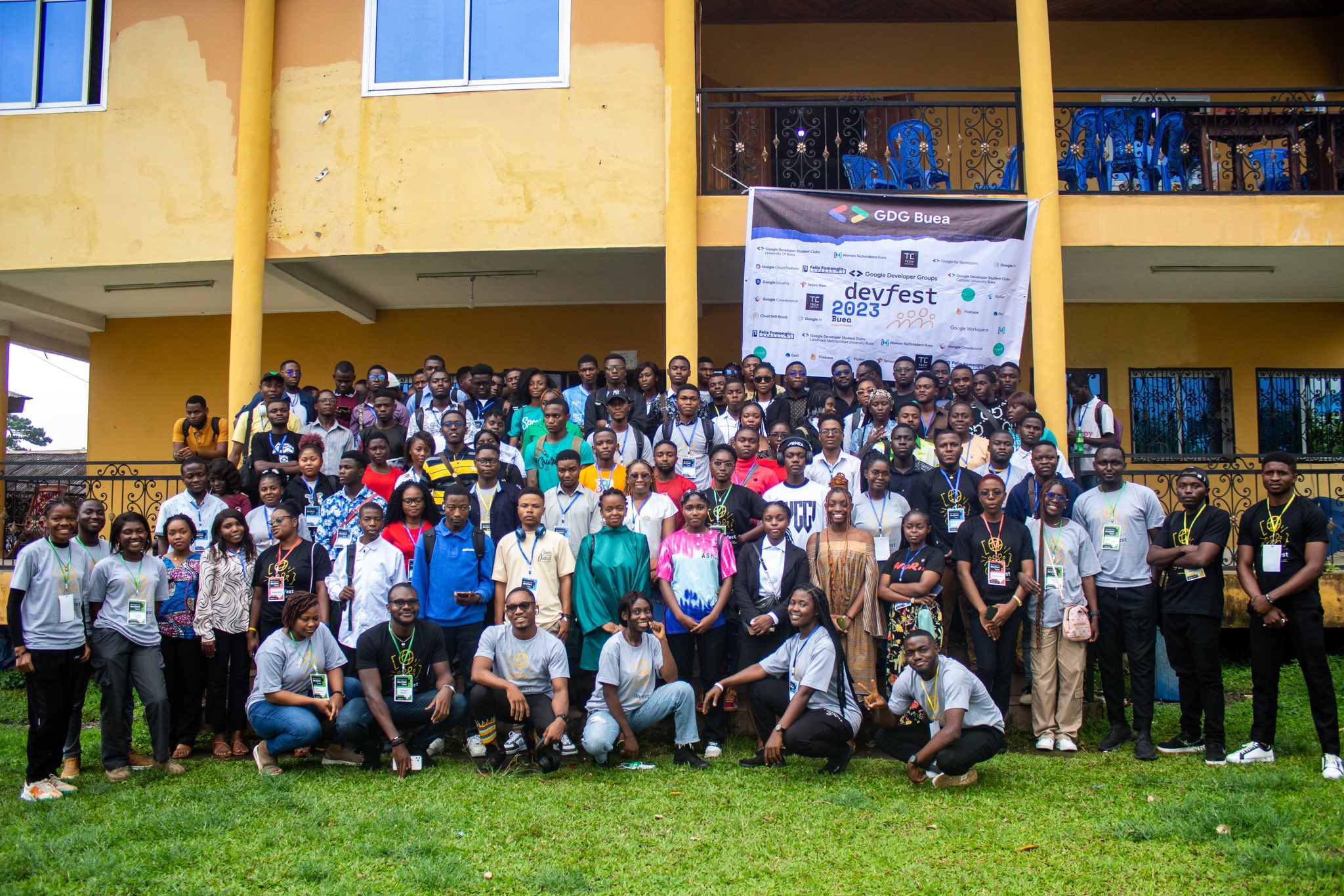 Developers at DevFest Buea 2023